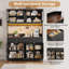 Garde-manger 71 po à DEL avec prise de courant, grande armoire de rangement à huche de cuisine à DEL-312959375