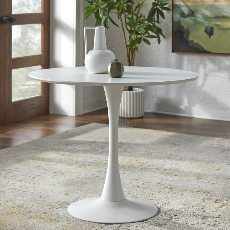 Table de salle à manger Cambon, Blanc