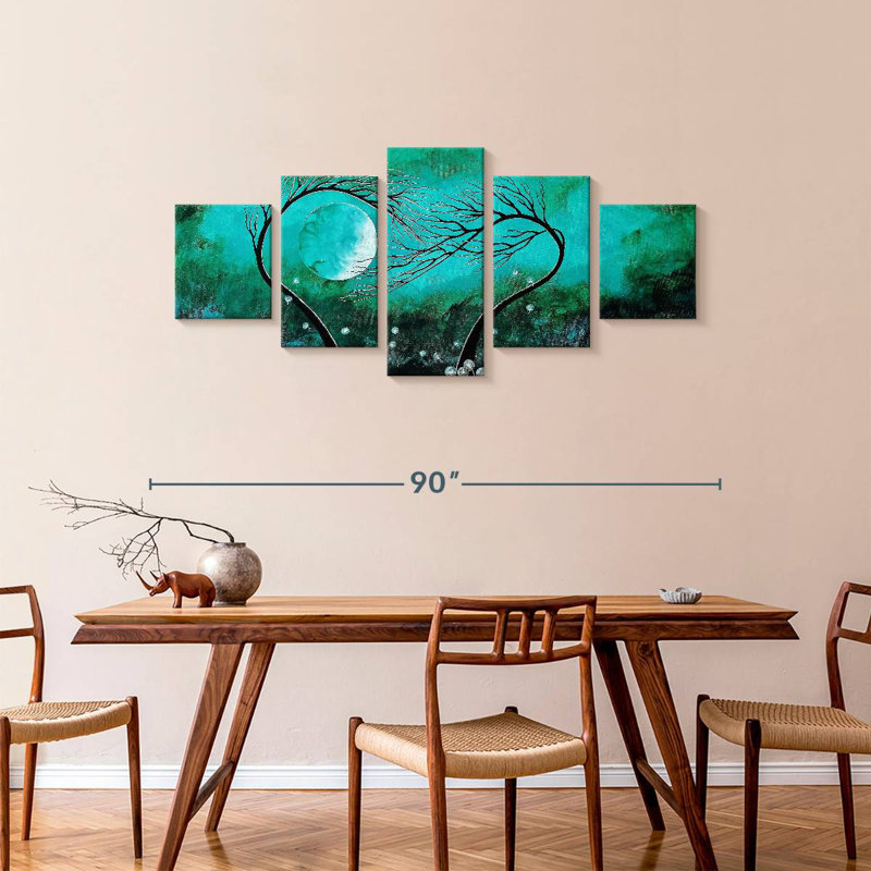 Emerald Dream, 36" H x 80" W