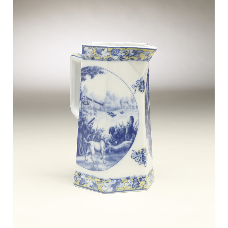Pichet 32 oz en porcelaine décorative Kujawski