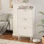 Modern Arc Design Shoe Cabinet With 3 Drawers,Shoe Storage Cabinet For Entryway,Outdoor Finish