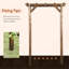 Tonnelle de jardin en bois pour mariage et cérémonie Outsunny 85 po, treillis arqué pour vignes grimpantes-129461449
