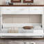 Lit escamotable simple avec 3 tiroirs, blanc