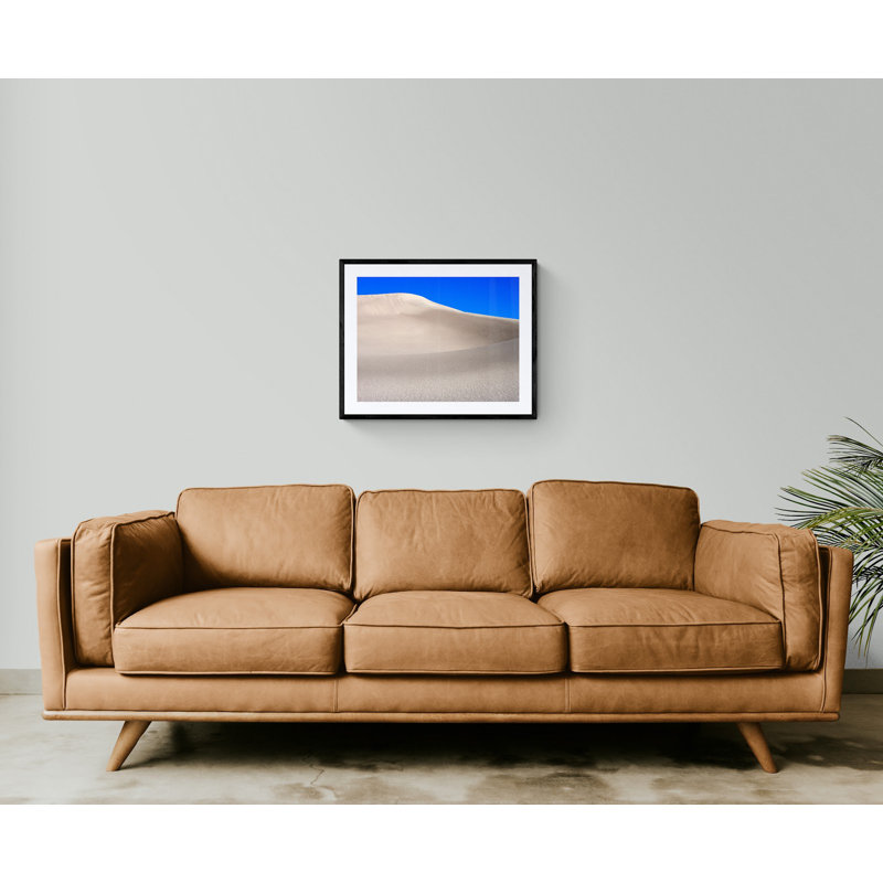 Dune Abstract Design Print by Bruce Heinemann, Black Framed Paper, 25.2" H x 31.2" W