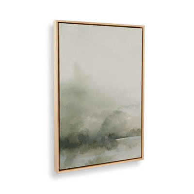 Muted Green Tranquility I Canvas Print