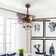 Rosdorf Park Cerritos 52'' Ceiling Fan with Light Kit & Reviews | Wayfair