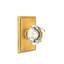 Passage Old Town Clear Knob with Rectangular Rose-61187778