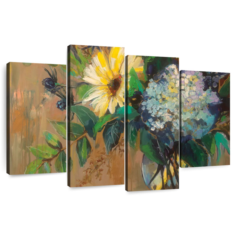 Glass Floral, 48" H x 75" W