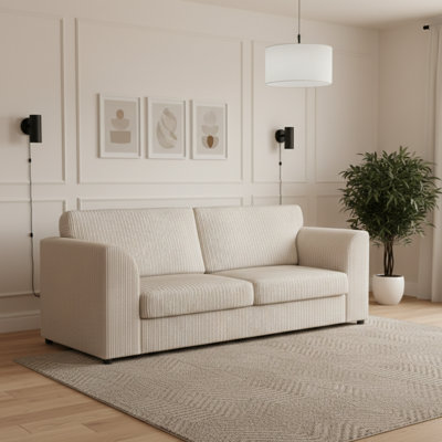 3 Seater Corduroy Sofa