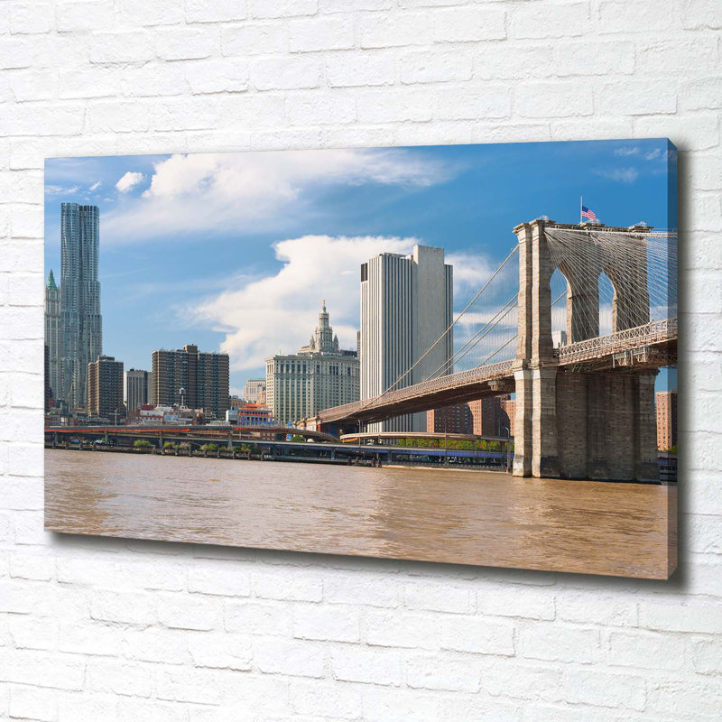 Brooklyn Bridge - Wrapped Canvas Print