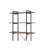 Rustic Oak & Black Finish Bookshelf