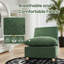 Chaise d'appoint modulaire en chenille 28,7 po, chaise longue sans accoudoirs pour salon-1993170830