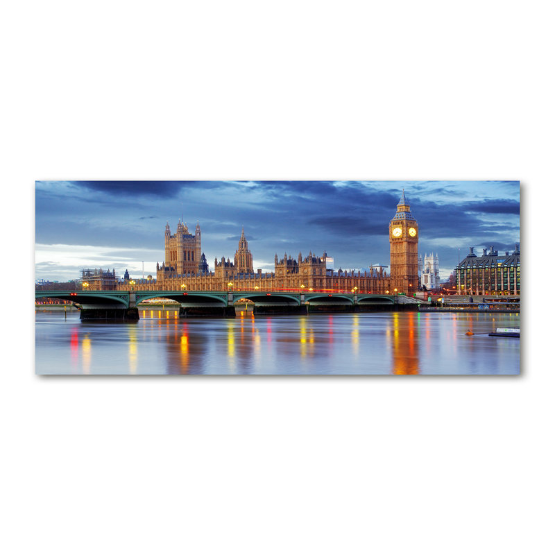 River Thames London - Wrapped Canvas Print