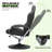 Upholstered Reclining Swivel Chair with Adjustable Angle and Footrest-944131741