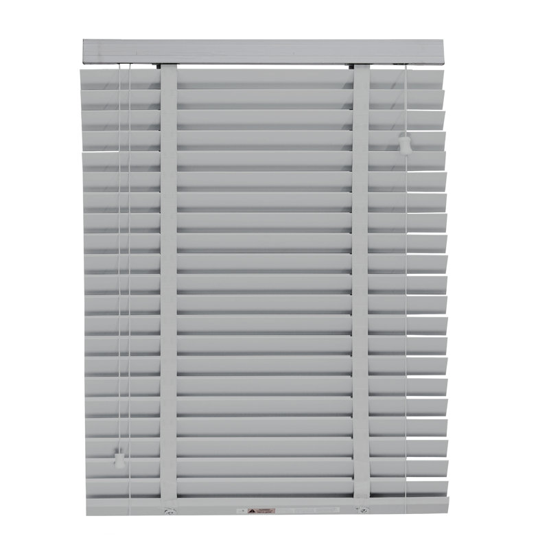Fauxwood Tape Blind, 213 cm L x 120 cm W, Grey