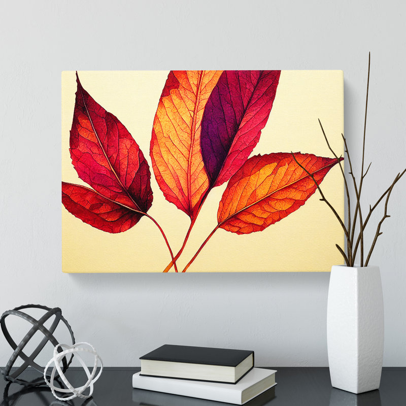 Plant Leaf Vol.4 - Wrapped Canvas, 35cm H x 50cm W x 3cm D