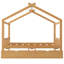 Full Size House Platform Bed With Two Drawers,Headboard And Footboard,Roof Design-1461377586