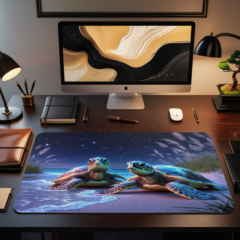 Polyester Desk Pad, 31.5x15.5