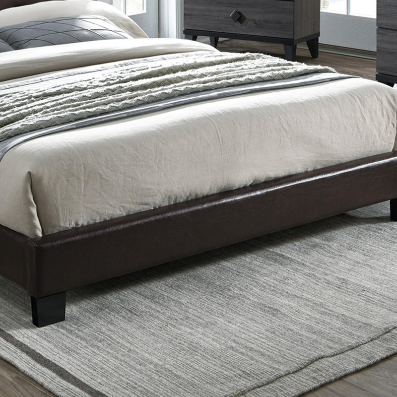 Lit plateforme moderne, Double