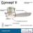 44" Concept II 3 - Blade LED Propeller Ceiling Fan with Remote Control and Light Kit Included-1199877191-1199872816
