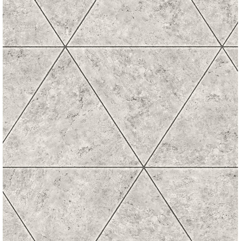 Rouleau de papier peint à triangles l 33 pi x p 20,5 po Smithy