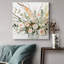 « butineuses fleurs ii »-impression sur toile tendue-1916404409