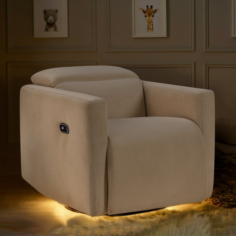 Maxi-Cosi Isla Swivel Glider and Power Recliner, Linen