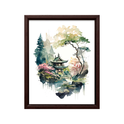 Maison de lac japonaise