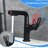 Matte Black Pull - Down Faucet For Bathroom And Kitchen With Lift Spout, 3.55 In Range, Splash Reducing Dual Spray Modes Aerated Stream-121628506