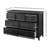  47" Wooden Dresser with 7 Drawers, Tall Chest of Drawers, Storage Tower Cabinet with Metal Handles, Storage Dressers Organizer for Entryway, Living Room, Bedroom-125189199
