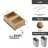 Dowell 18" Double Pullout Kitchen Trash Can with Soft-close Slides - Wood-100919209