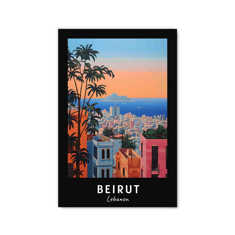 Leshunda, Beyrouth, liban, impression sur plastique / acrylique, H 45 po x l 30 po x P 1 po