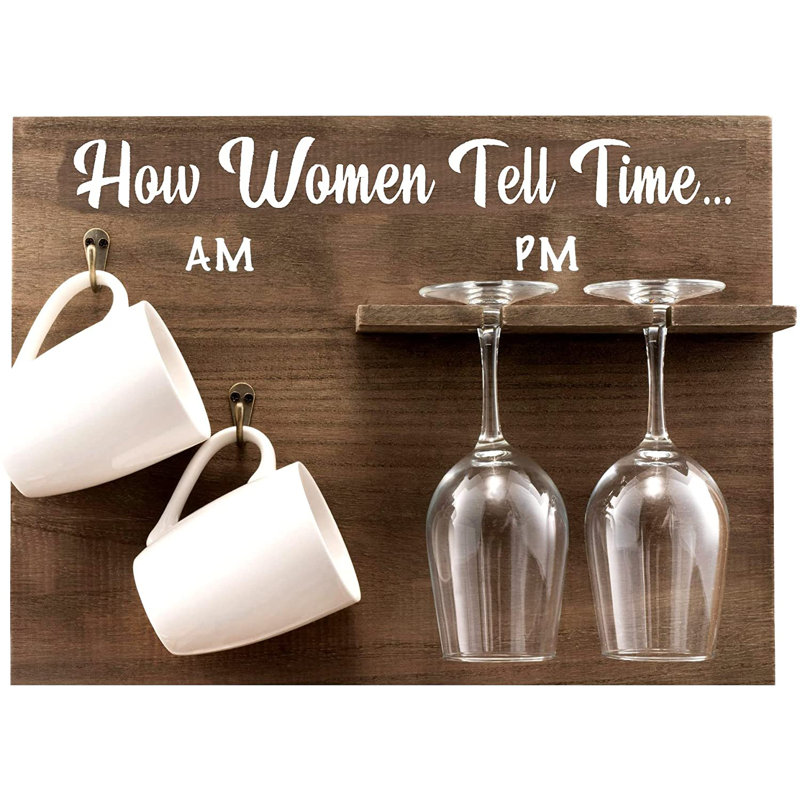 Altemar Glass Wine Glass Rack in Clear