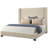 Aazad Pleated Upholstered Bed-1762484330-1762484331