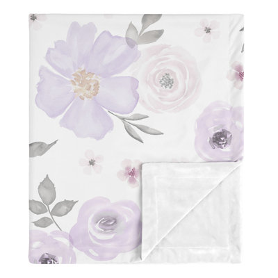 Couverture florale aquarelle