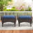 Latrece Wicker 5 - Person Patio Conversation Set with Cushions-255000577