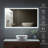 Bansari 48 in. W x 28 in. H Rectangular Aluminum Framed LED Light Wall Mount Bathroom Vanity Mirror