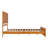 Jeinny Solid Wood Low Profile Platform Bed with Matching Footboard-118944232-118944235