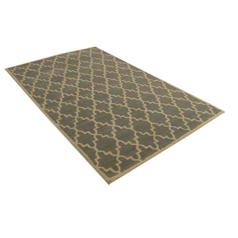 Tapis gris 5 x 8 Pineland