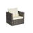 Outdoor Patio Furniture Sets Garden Rattan Chair Wicker Sofa Load 360 LBS 2 Person Seating Group-1303728069