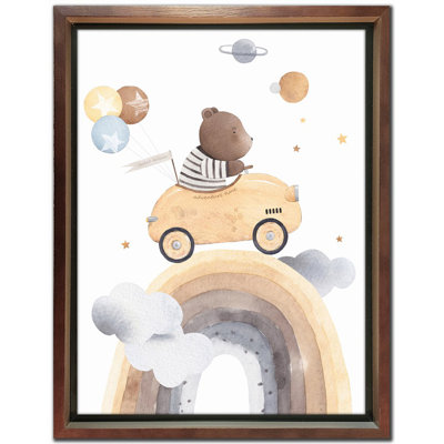Ours arc-en-ciel, art mural