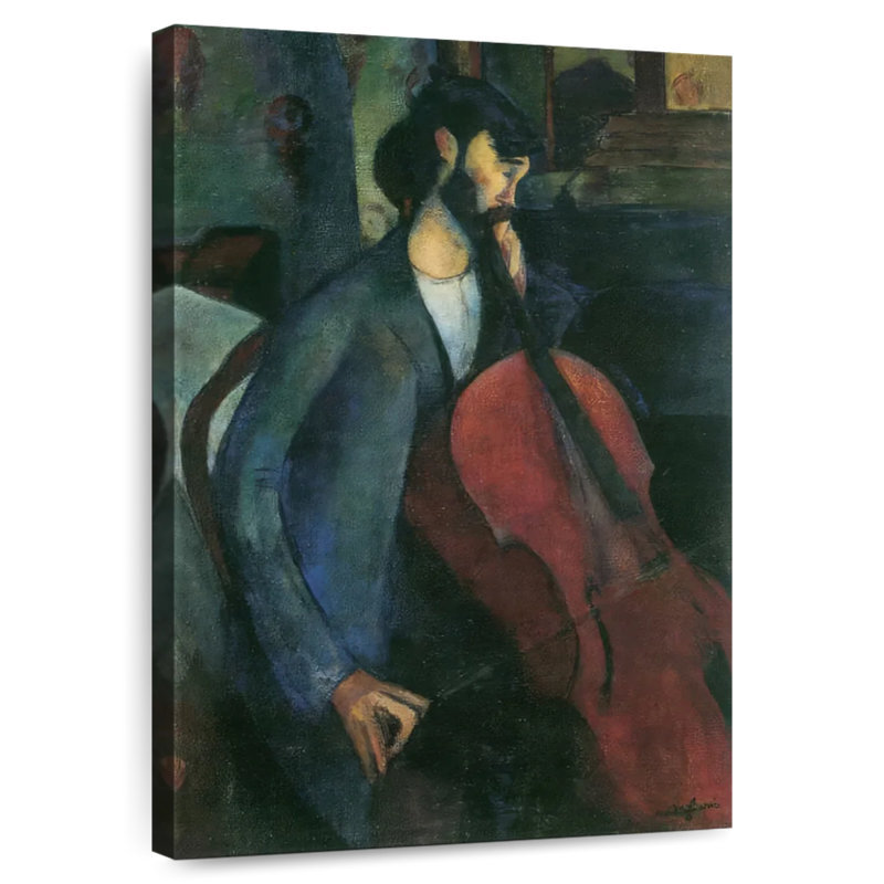 Abarca The Cellist 1909, 30" H x 20" W