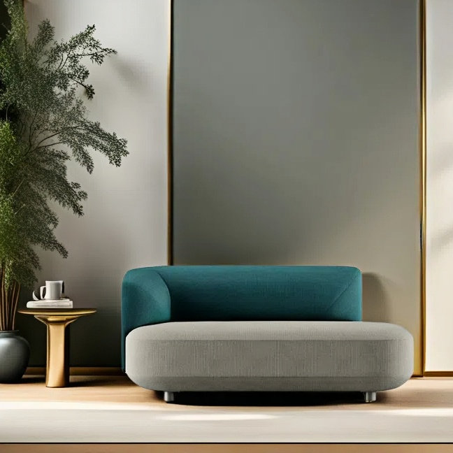 Fashion creative simple leisure home chaise lounge, Left Hand Facing