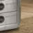Aluminum 2-Drawer End Table