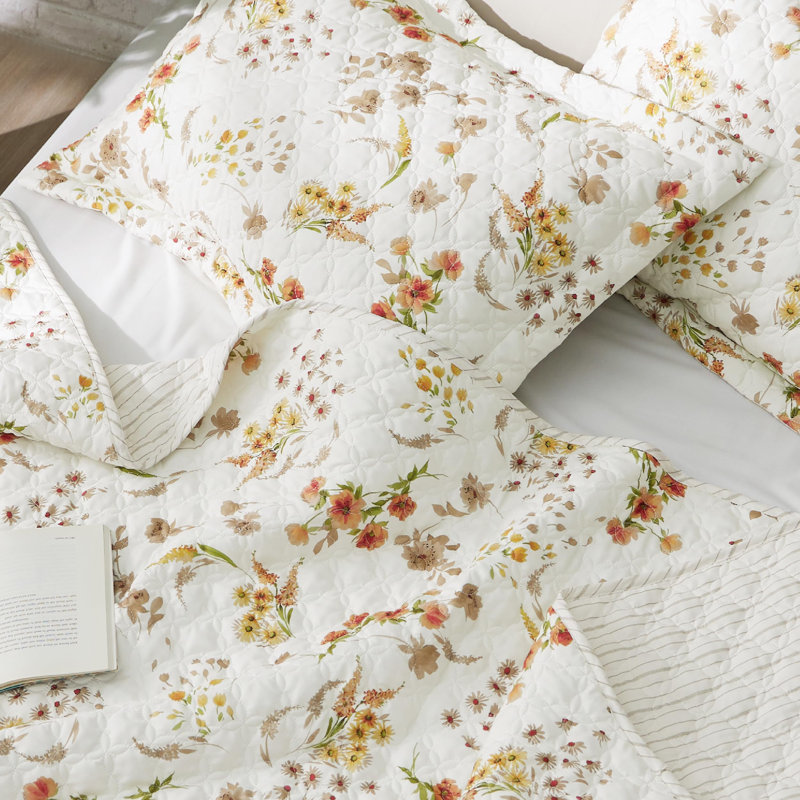 Bedsure Quilt Bedding Set Pre-Washed Quilt Set, Queen