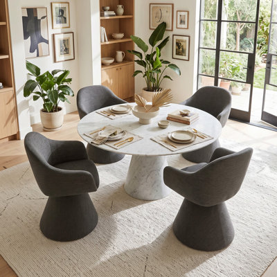 Upholstered Dining Chair, 47cm Seating Height