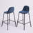 Lazio Velvet Bar Stool with Iron Legs-1374363110-1468054132