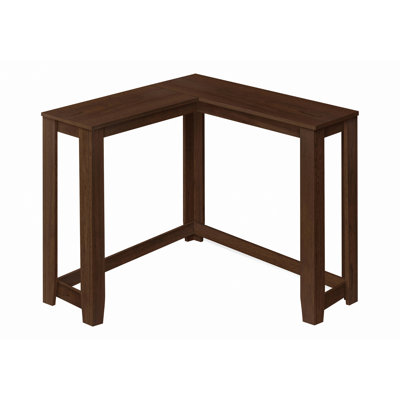 Accent Table, Console, Entryway, Narrow, Corner, Living Room, Bedroom, Brown Laminate, Contemporary, Modern