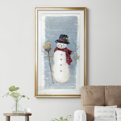 " Primitive Snowman II "