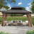 Aluminum Patio Gazebo Permanent Hardtop Gazebos-87169649-89659368